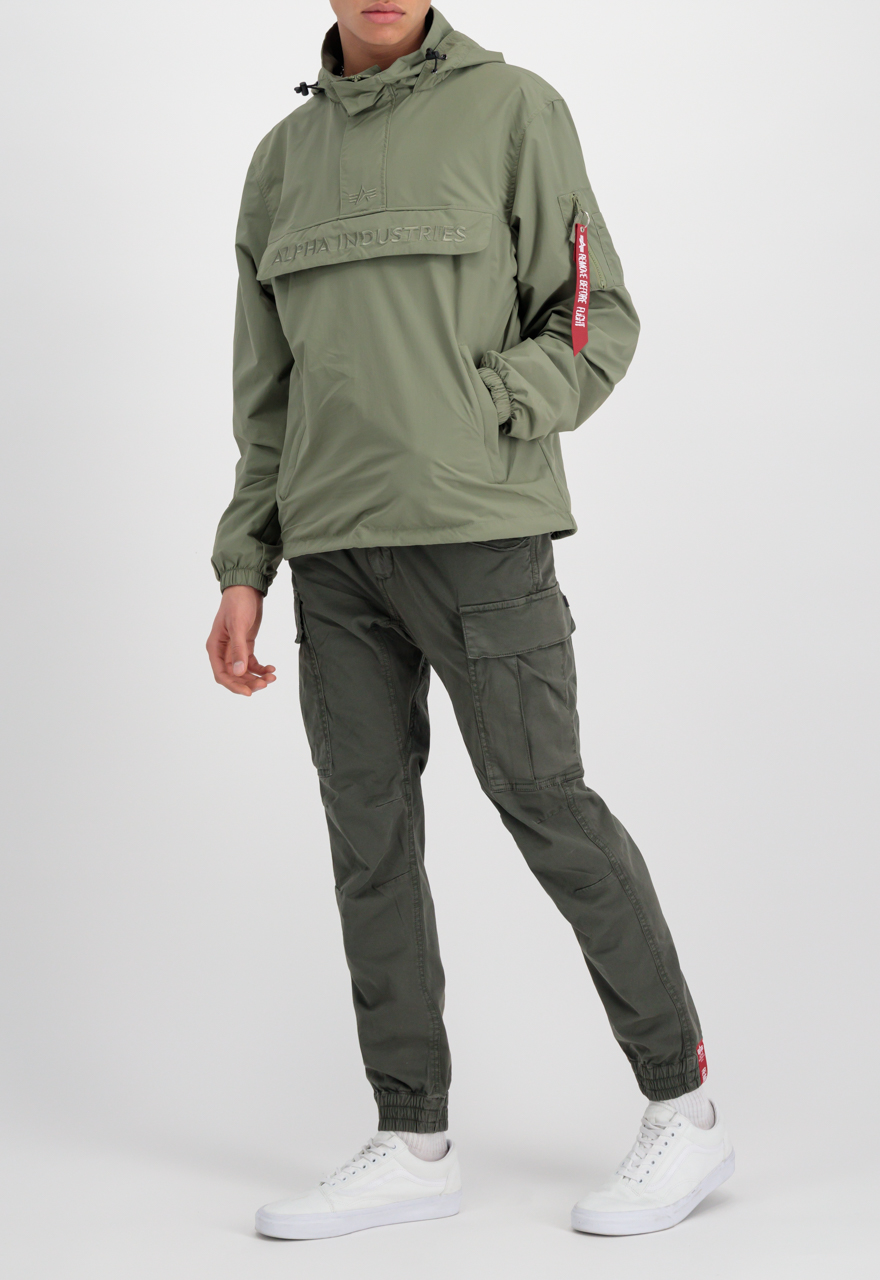 ALPHA INDUSTRIES Logo Jackets Embroidery Utility Anorak