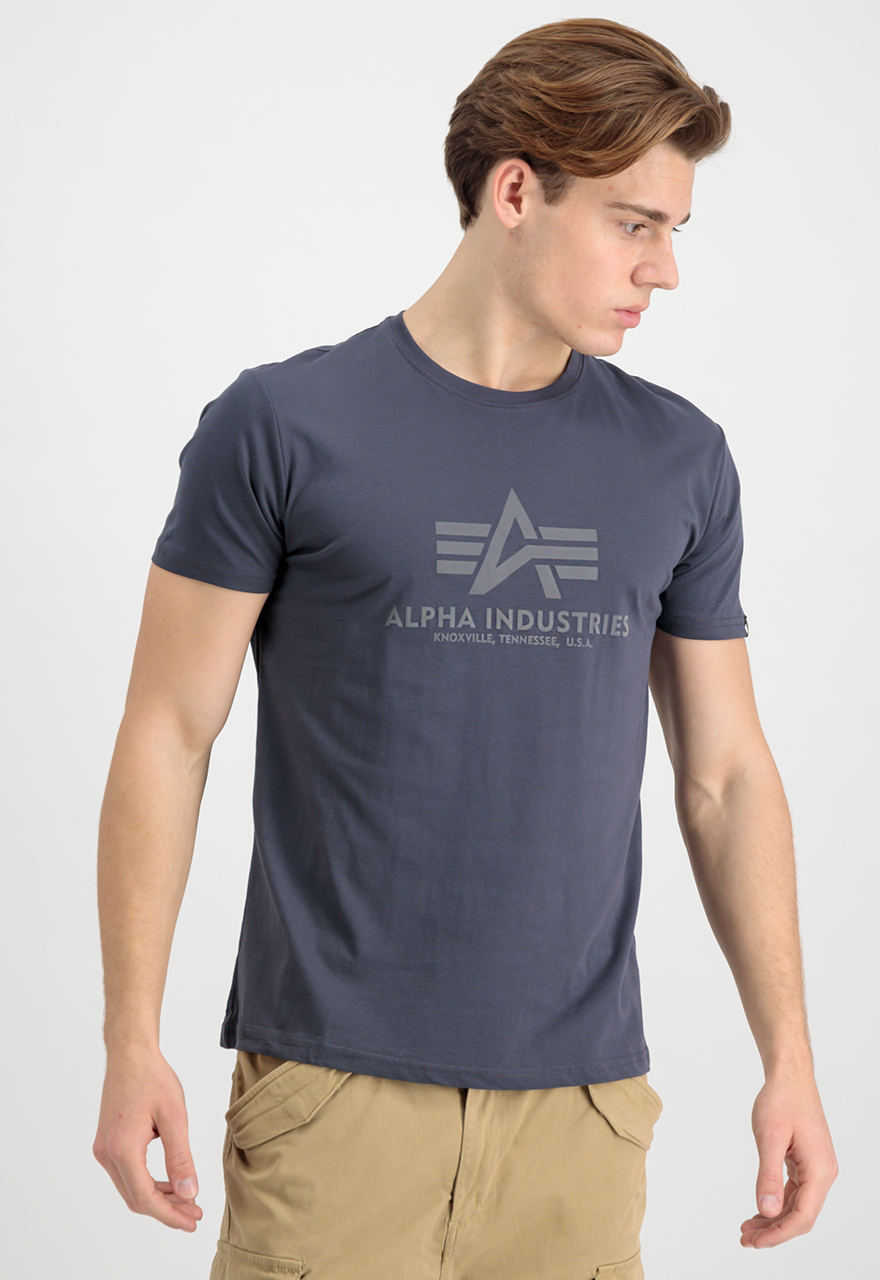 Print | ALPHA INDUSTRIES Reflective T-Shirt Basic