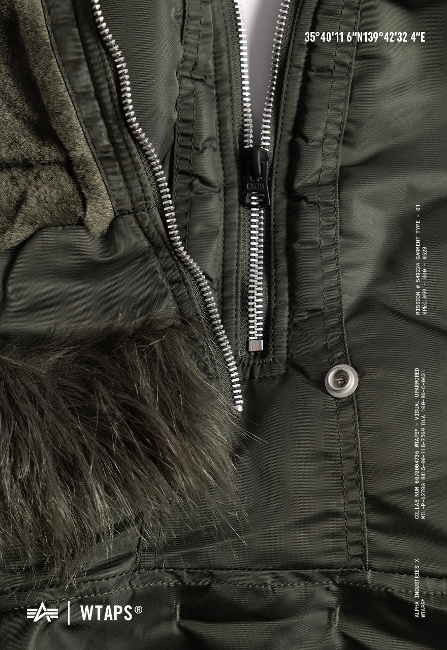 WTAPS x ALPHA INDUSTRIES N-2B CORE SPEC-