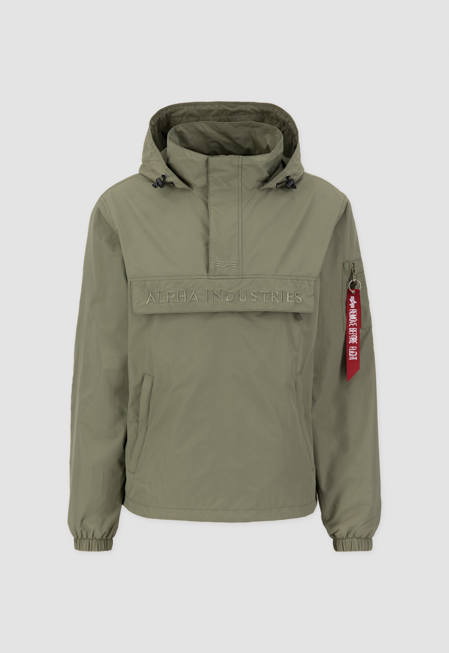 INDUSTRIES Embroidery ALPHA Anorak Logo Utility Jackets